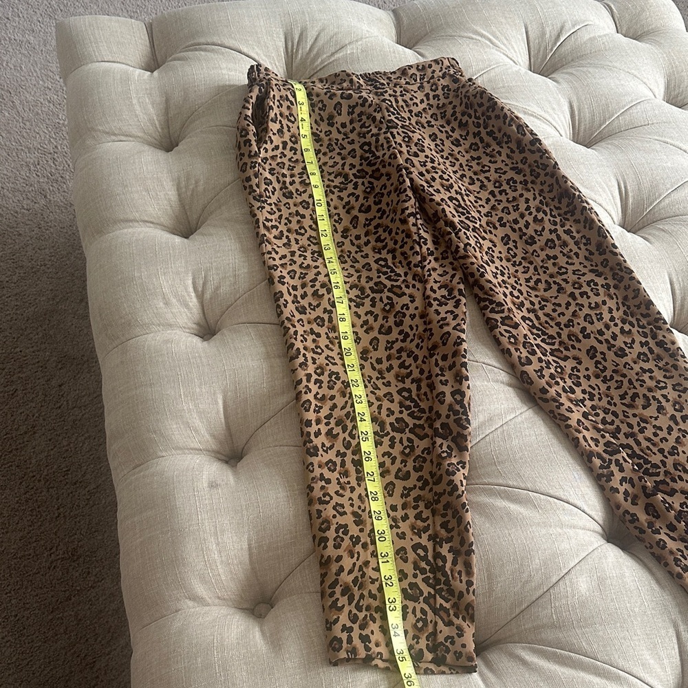 J. Crew Leopard Print Pants - Brown and Black - Picture 3 of 10
